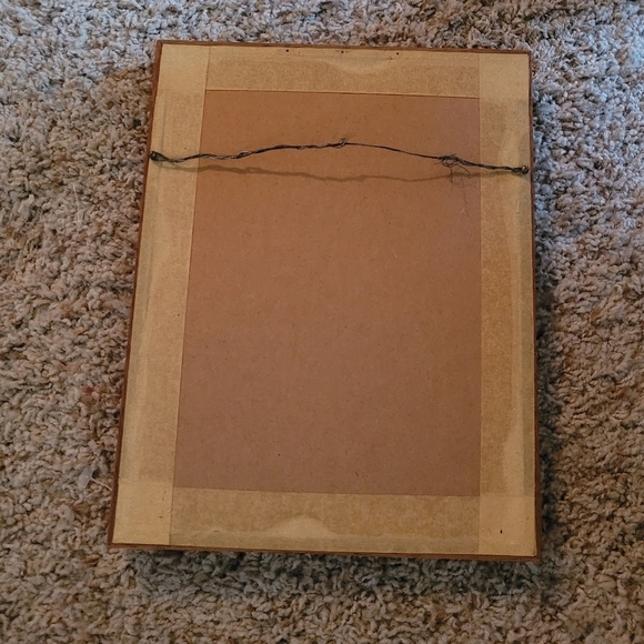 Vintage 1970s Holly Hobbie Cross Stitch‎ Hand Made Framed Wall Art - Picture 4 of 4